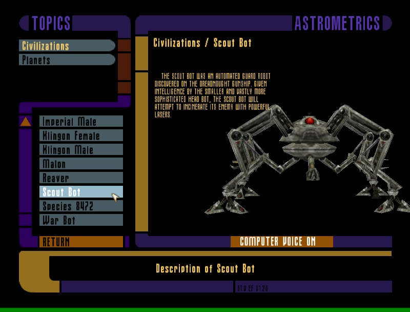 Star Trek Voyager: Elite Force Part #7 - Astrometrics Civilizations